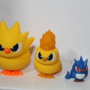 Figura 3D Pokémon Legendarios Articuno Zapdos Moltres a todo color – Impresión en 3D coleccionable