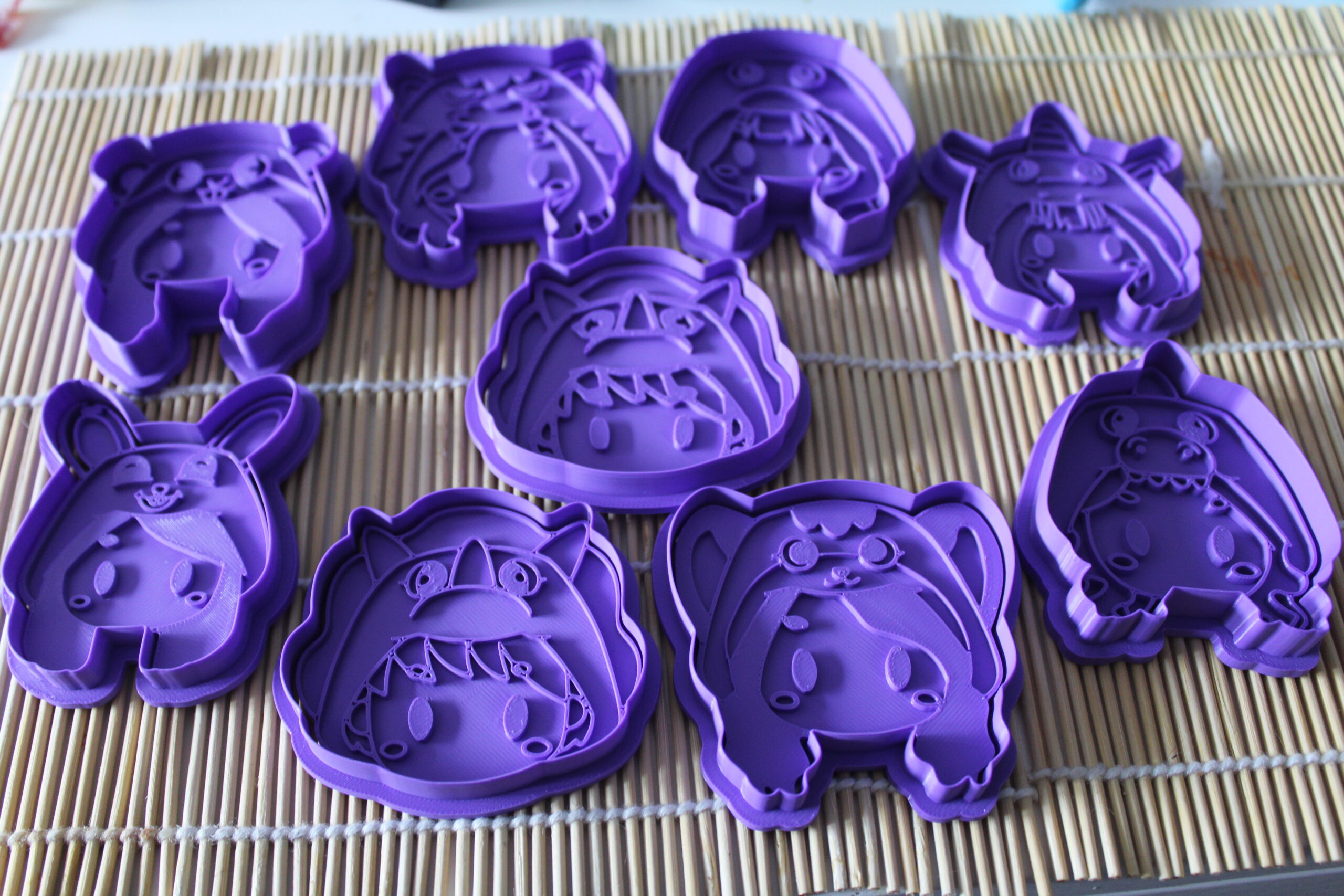 Cortadores de Galletas Kpop TWICE | Set de 9 | Nayeon, Jeongyeon, Momo, Sana, Jihyo, Mina, Dahyun, Chaeyoung, Tzuyu