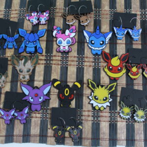 Pendientes Colgante Pokemon Eevee Sylveon Umbreon Flareon Jolteon Vaporeon Leafeon Espeon Glaceon