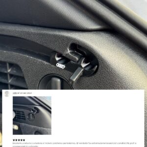 Trunk curtain end lock clip compatible with AUDI Q3 accesorie