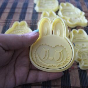 Labubu Zimomo inspired Cookie Cutters 3D