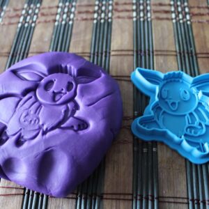 Cookie Cutter Eevee Vaporeon Flareon Jolteon Umbreon Espeon Sylveon Glaceon Leafeon 3D Eeveelution Stamp Cutter